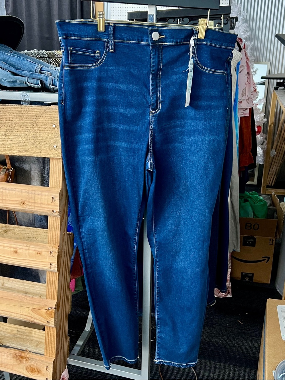 Sneak Peek Dark Indigo Skinny Jeans